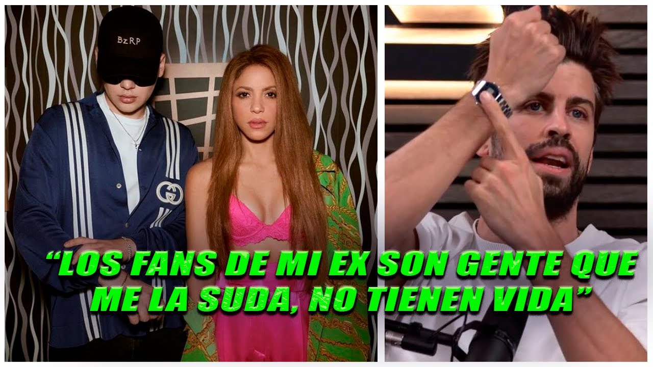 PIQUÉ habla de los FANS TÓXICOS de SHAKIRA