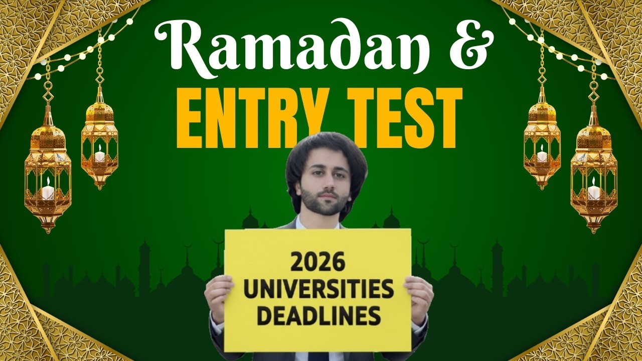 How to Study in Ramadan I Universities Entry Test Dates 2026 I How to Prepare Entry Test in Ramadan