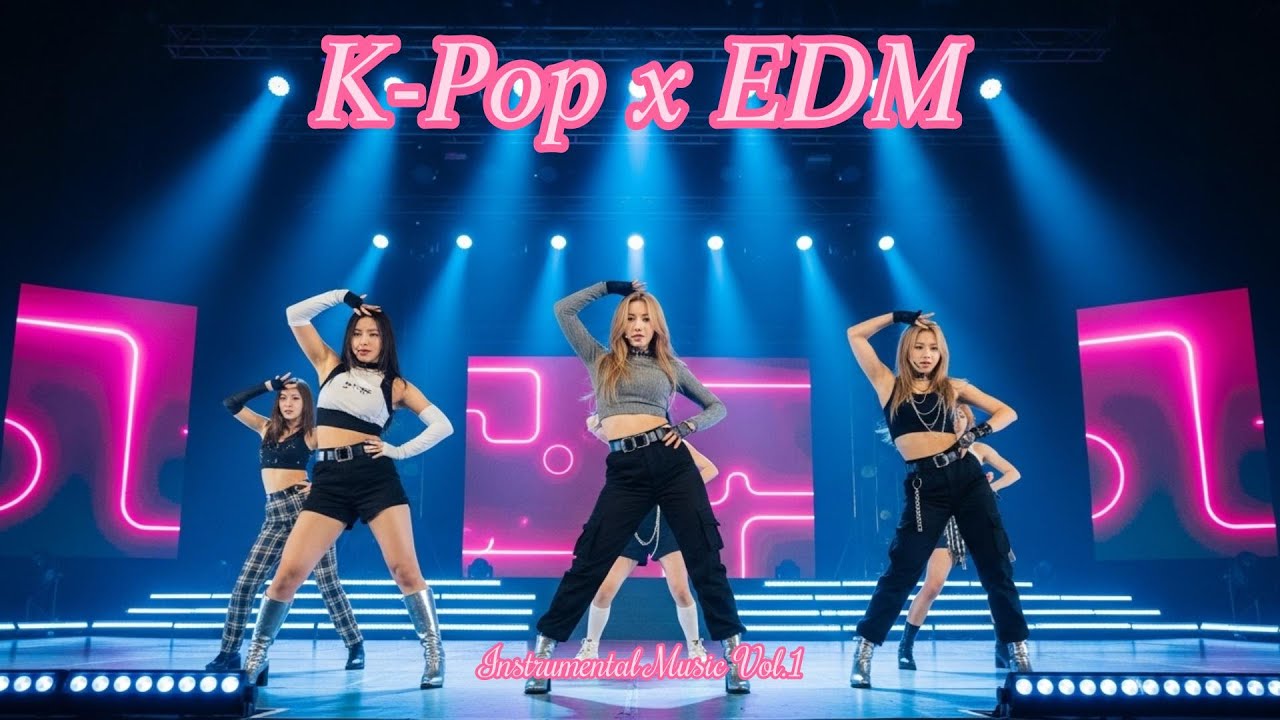 K-Pop x EDM Instrumental Music Vol.1 for Relaxing Vibes #beatstostudy #kpop  #edm #instrumental