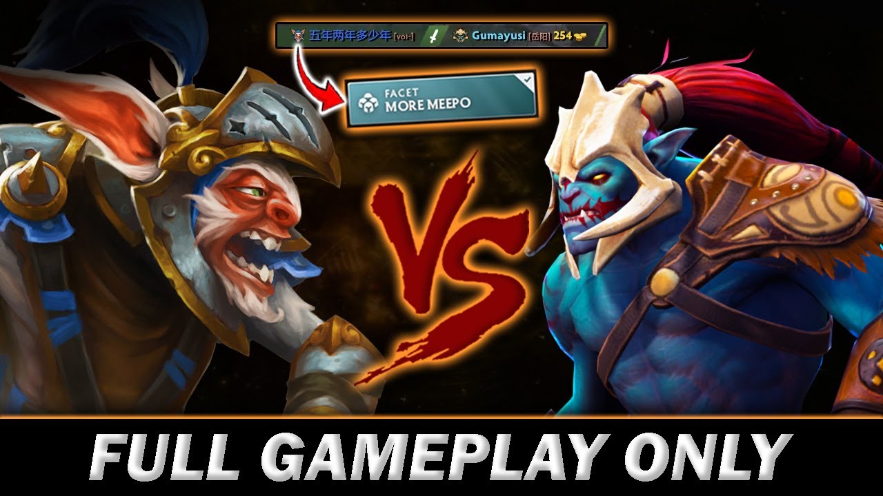 Hard Counter Meepo VS Huskar Mid! More Meepo Fast Power Spike Solo Kill Huskar! - Meepo Gameplay#815