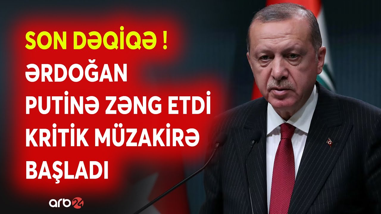 SON DƏQİQƏ! Ərdoğandan Putinə TƏCİLİ ZƏNG: Liderlər arasında kritik müzakirə - CANLI