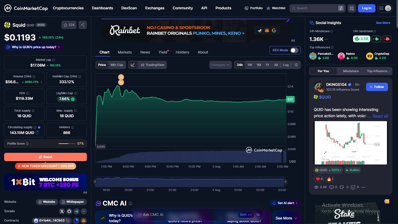 Is Squid ($QUID) token Legit or Scam??