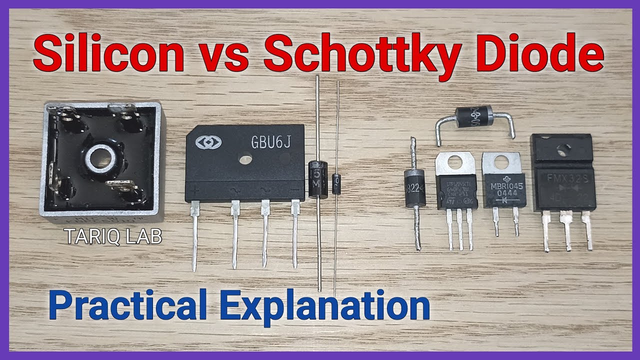 What Is A Schottky Diode | Silicon VS Schottky Diode