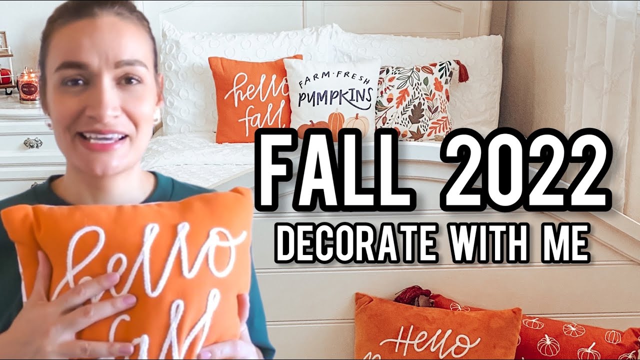 DECORATE WITH ME FOR FALL | New 2022 Target Fall decor + updating existing decor