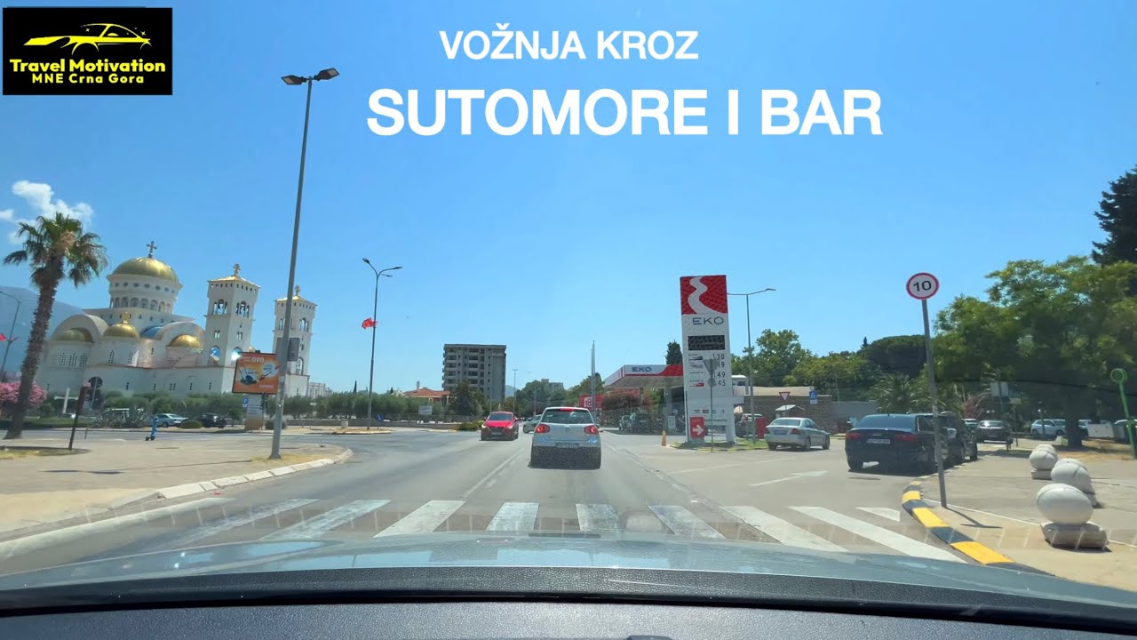 Vožnja kroz SUTOMORE i BAR u Avgustu 2025 - SUTOMORE & BAR [Driving Tour in 4K] MNE Crna Gora