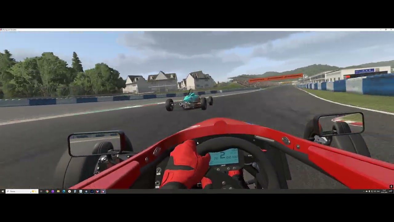 iRacing  кровавое мочилово за победу. online гонка в VR