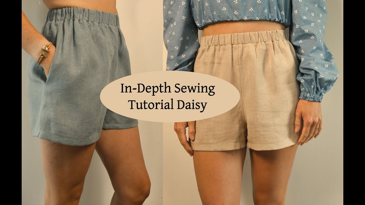 Beginner-Friendly In-Depth Sewing Tutorial | Daisy Shorts Sewing with Emilia