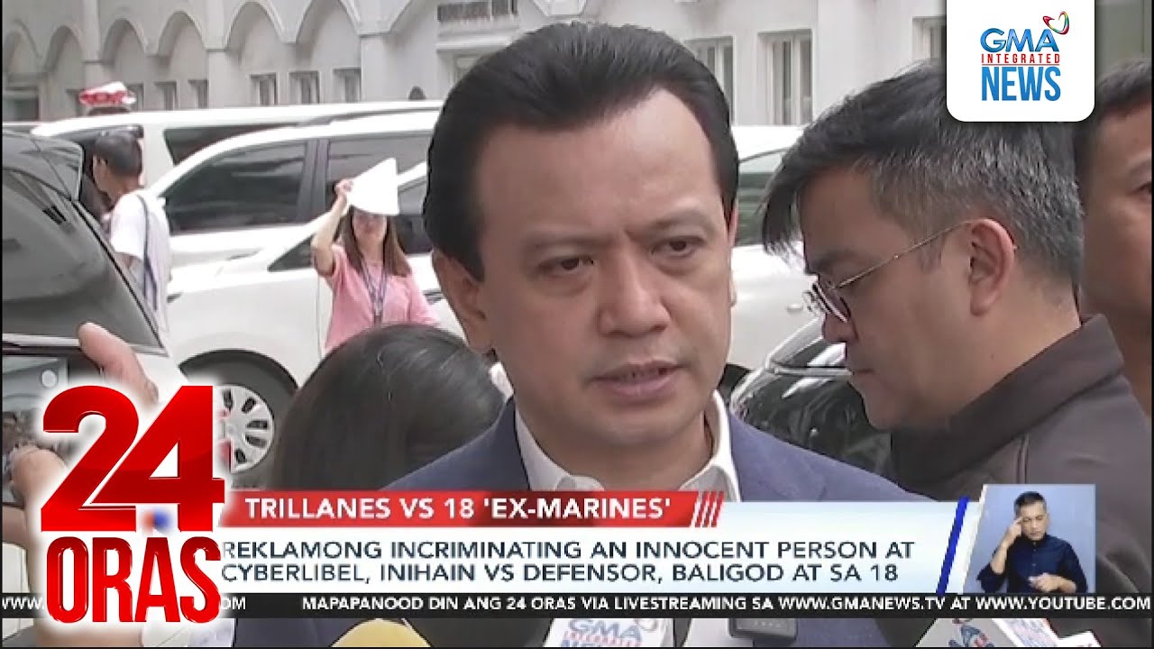 Reklamong incriminating an innocent person at cyberlibel, inihain vs Defensor... | 24 Oras