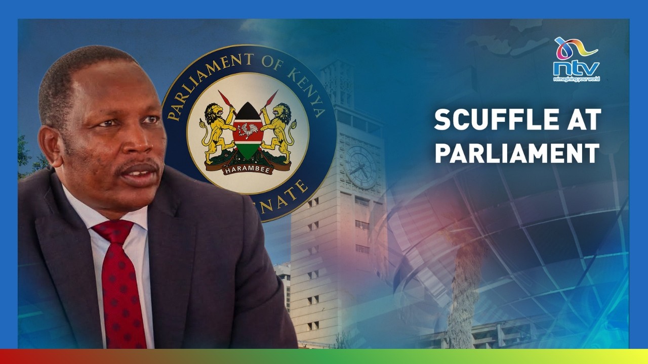 Chaotic scenes at Parliament as speaker King orders the arrest of Samburu Governor Jonathan Lelelit