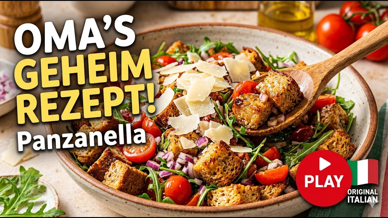 Das beste Brotsalat-Rezept von Omas italienischer Küche