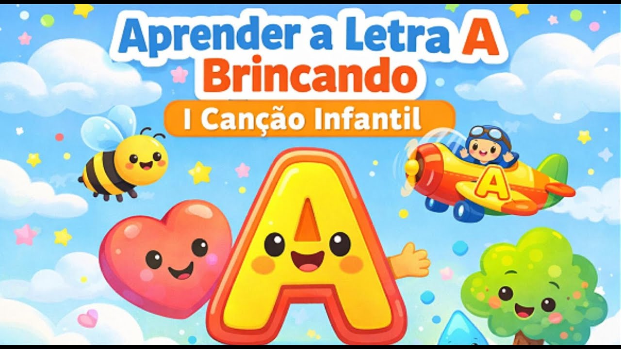 Aprender a Letra A Brincando | Canção Infantil Educativa 🎶🔤
