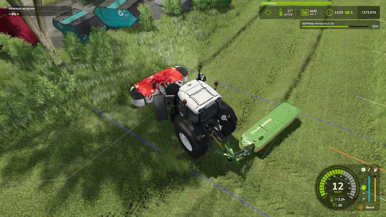 Was für ein großes feld #fs25 #farming #letsplay05
