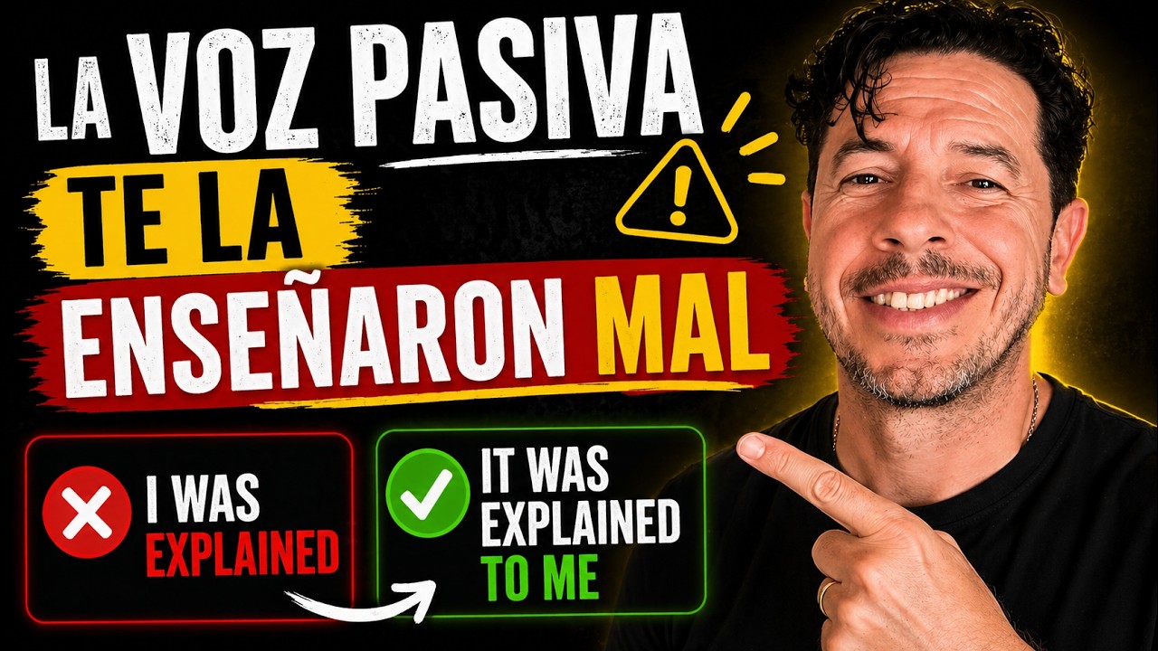 Te enseñaron mal la VOZ PASIVA en inglés 🚫 (así funciona de verdad)