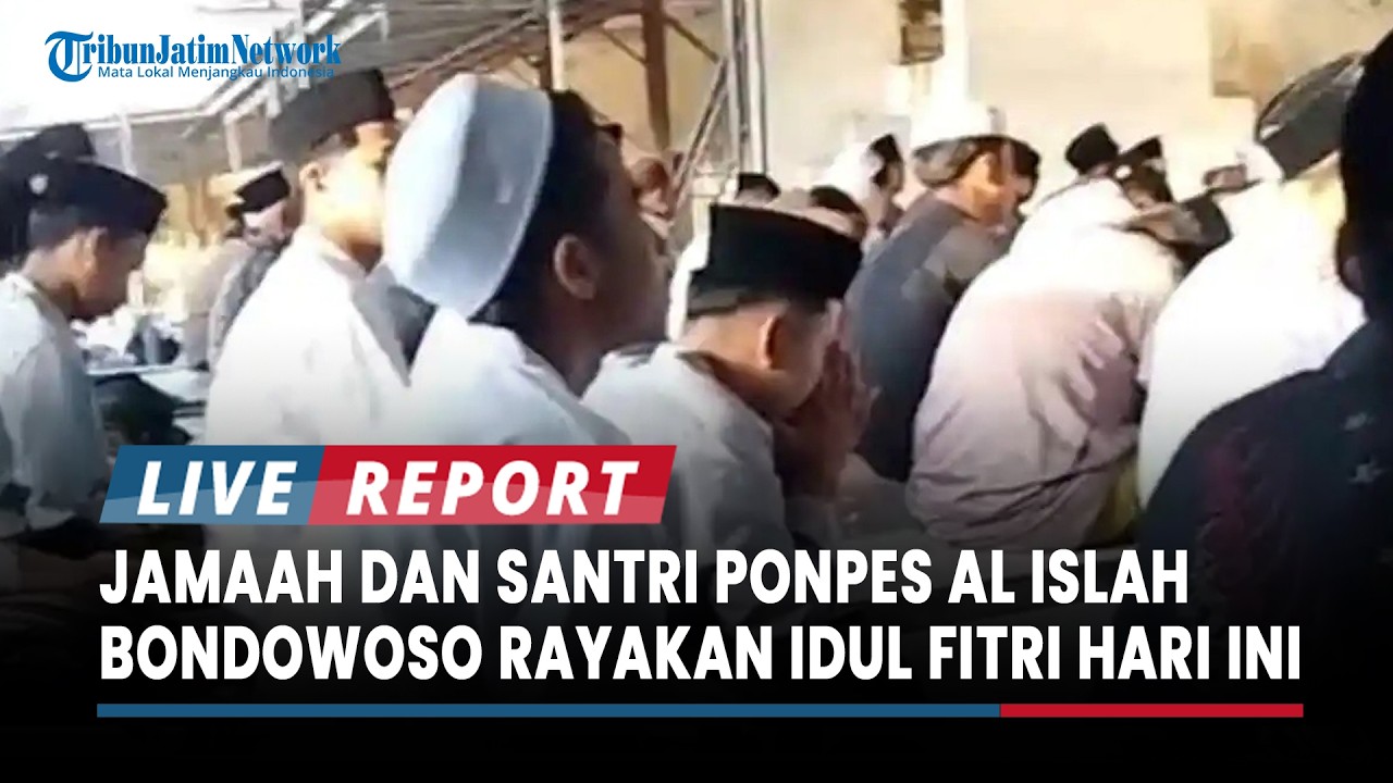 Jamaah dan Santri Ponpes Al Islah Bondowoso Rayakan Idul Fitri Hari Ini