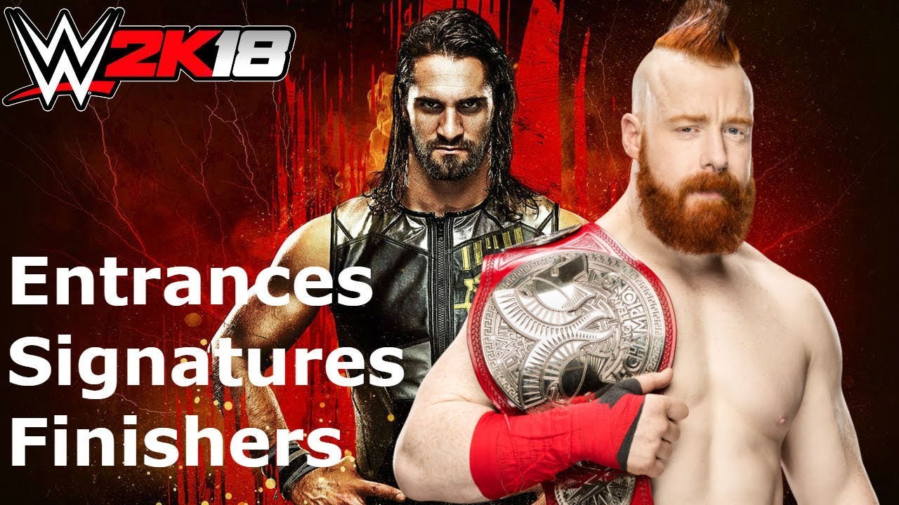 WWE 2K18 Sheamus: Entrance/Signatures/Finishers