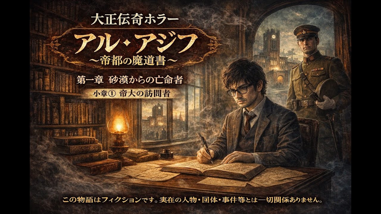 ①【前編】大正伝奇ホラー『アル・アジフ　～帝都の魔道書～』