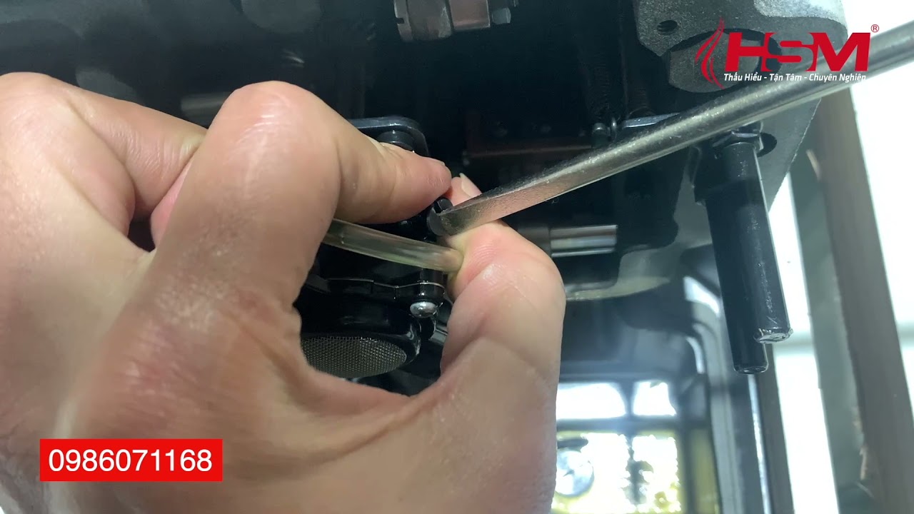 CÁCH KHẮC PHỤC KHI BỊ TRÀN DẦU Ở ĐẦU MAY TÓC 1 KIM