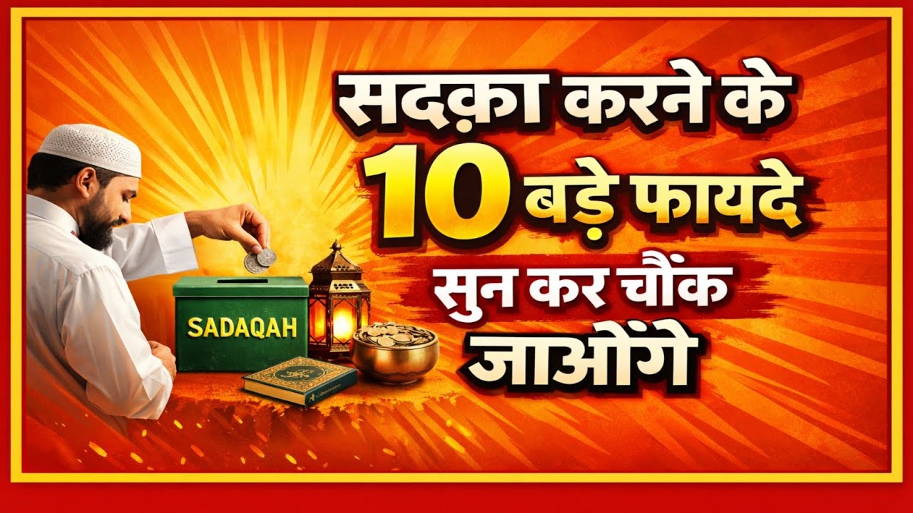 Sadqa Karne Ke 10 Bade Fayde | Rizq, Sehat Aur Mushkilat Ka Hal | Islamic Bayan! Naeem Ali Official 