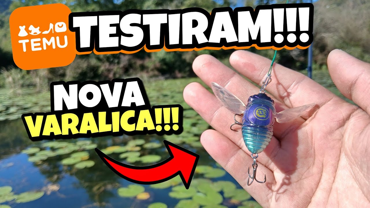 SVAKI ZABAČAJ RIBA !!! Pecam ŠTUKU i BASS-a na Varalicu sa TEMU-a !!!