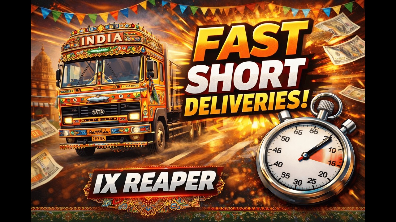 ETS 2 Fast Short Deliveries | High Speed Jobs | 『IX』・REAPER YT
