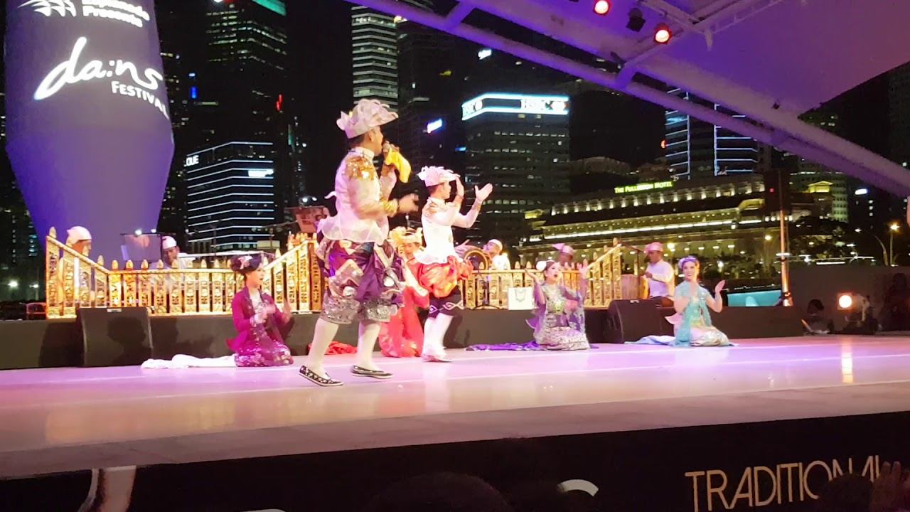 Shwe Man Tin Maung’s burma cultural dance in Singapore 2018