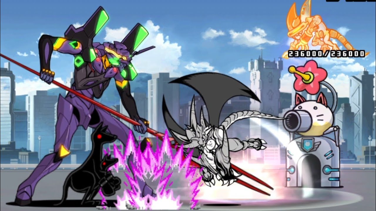 The Battle Cats | Final Battle: EVA Unit-13 (All Stages) [No Gacha + No EVA Killers]