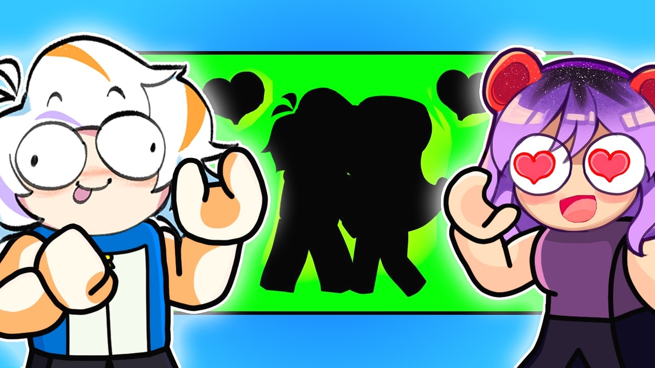JUGAMOS AGUJERO EN LA PARED CON MI NOVIA COMPLETO (HOLE IN THE WALL ROBLOX)