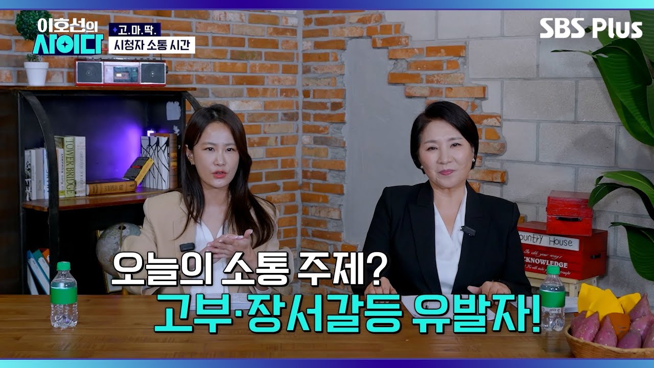 [고.마.딱.] 이혼의 지름길 고부・장서갈등 유발 빌런... 어떻게 하나요?! | 이호선의 사이다 | SBS PLUSㅣEP.02