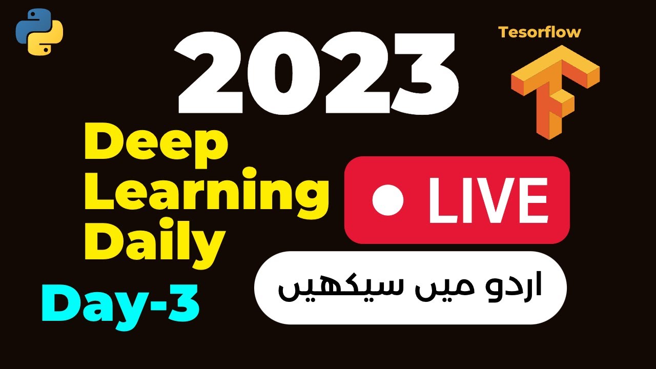 Deep Learning and TensorFlow: Building a Neural Network for Beginners Live in Urdu/Hindi