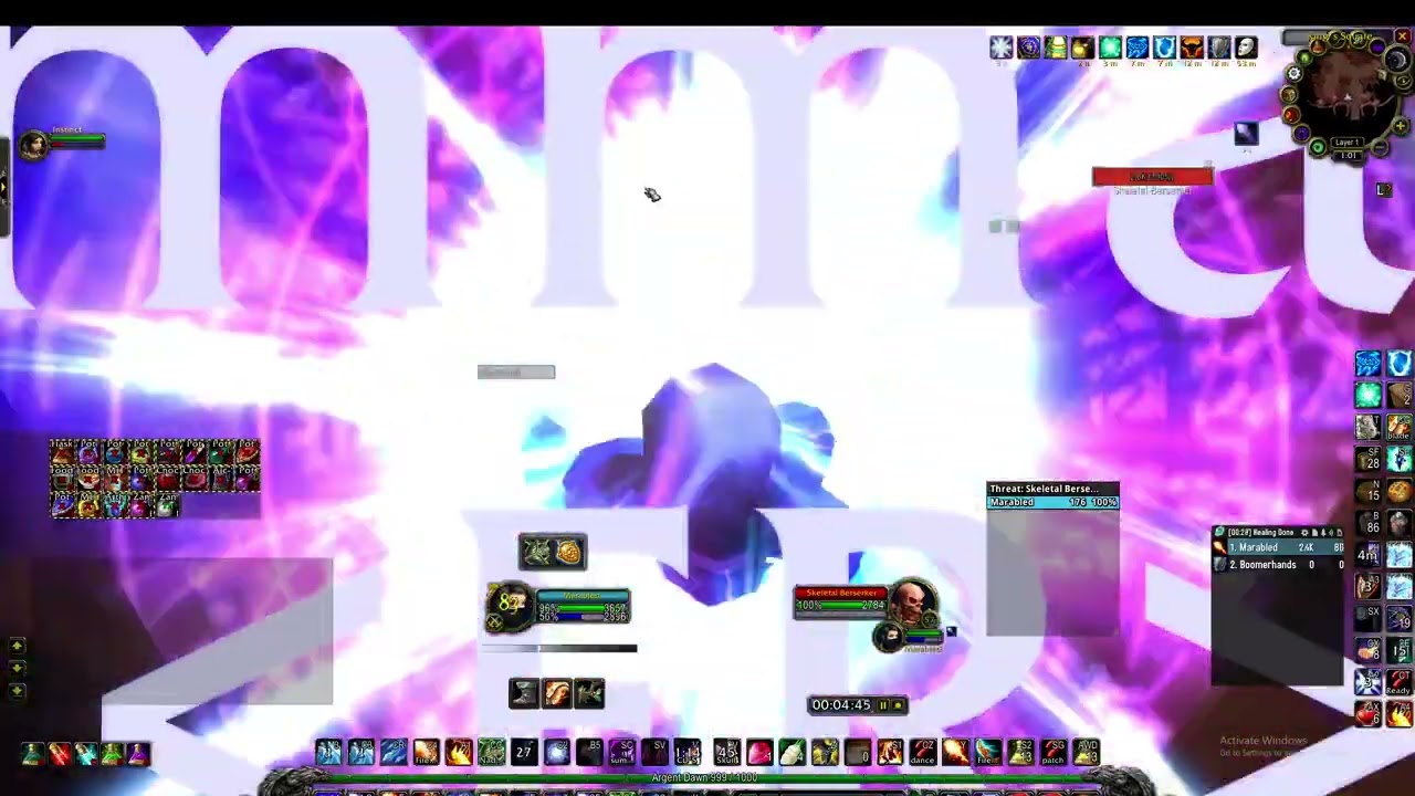 stratholme duo mage boost done solo + more mobs