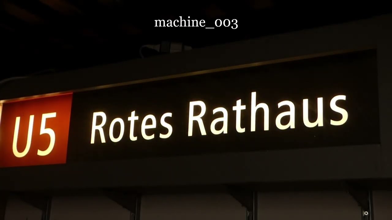 Rollbandanzeige (BVG) Kompletter durchlauf..