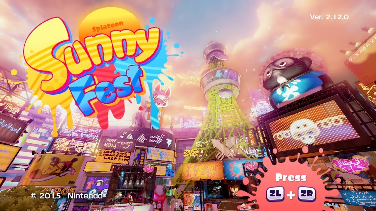 Splatoon 1 Custom Splatfest - SunnyFest! (Matches)
