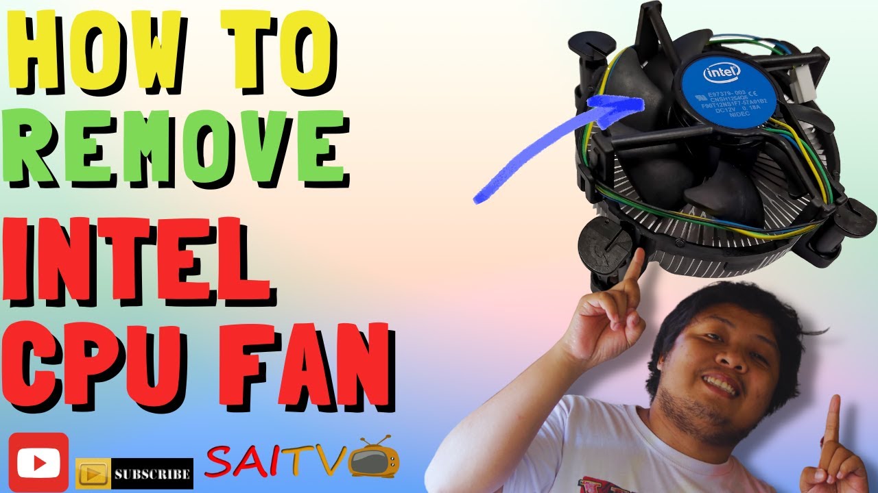 HOW TO REMOVE INTEL CPU FAN | CPU HEAT SINK FAN REMOVE |  TAGALOG