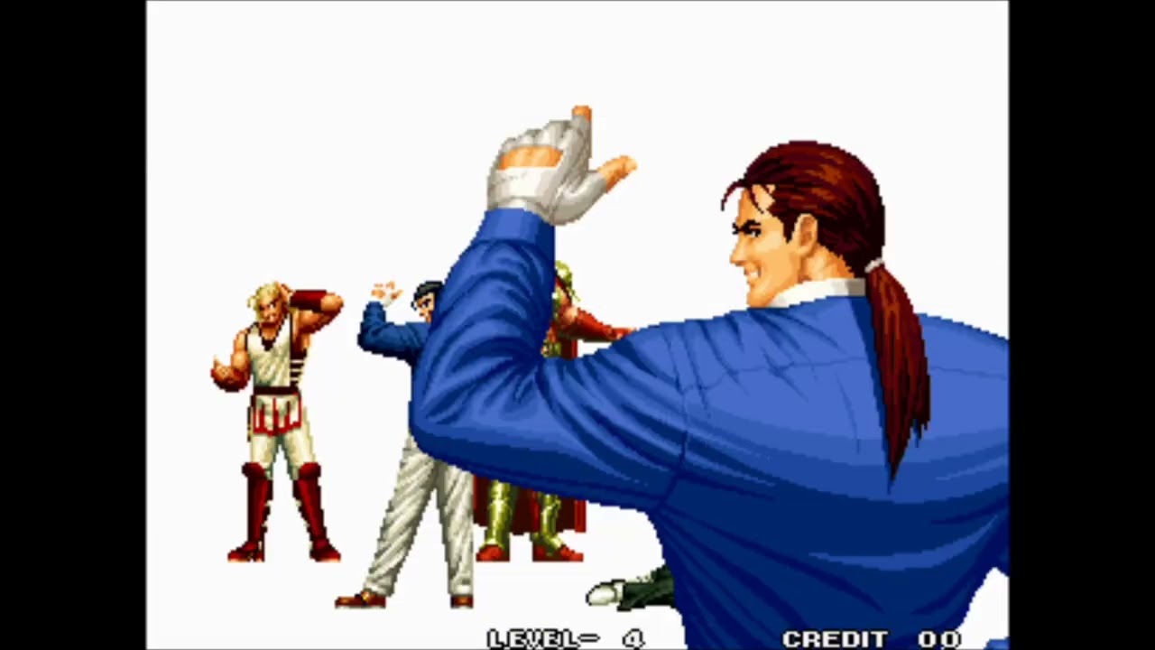 THE KING OF FIGHTERS 96 NEO GEO MVS ARCADE ROBERT GARCIA ANDY BOGARD WOLFANG KRAUSER 
