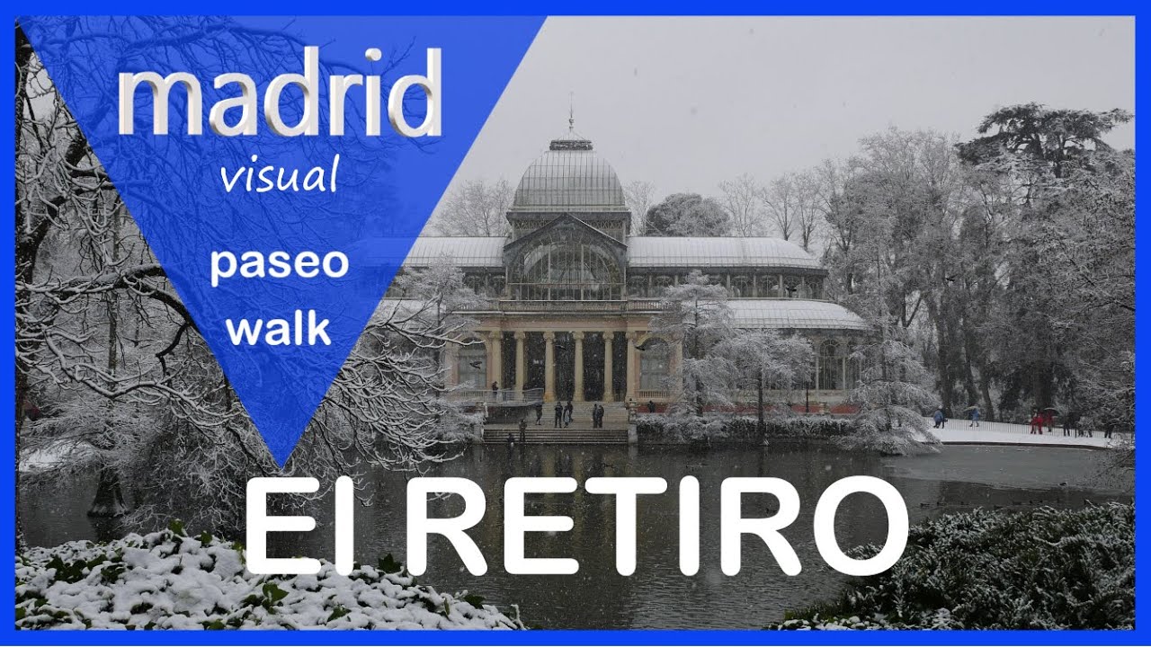 NEVADA Madrid 2021⛄ EL RETIRO 🚶‍♂️ Paseo 🚶‍♀️ SNOW walk