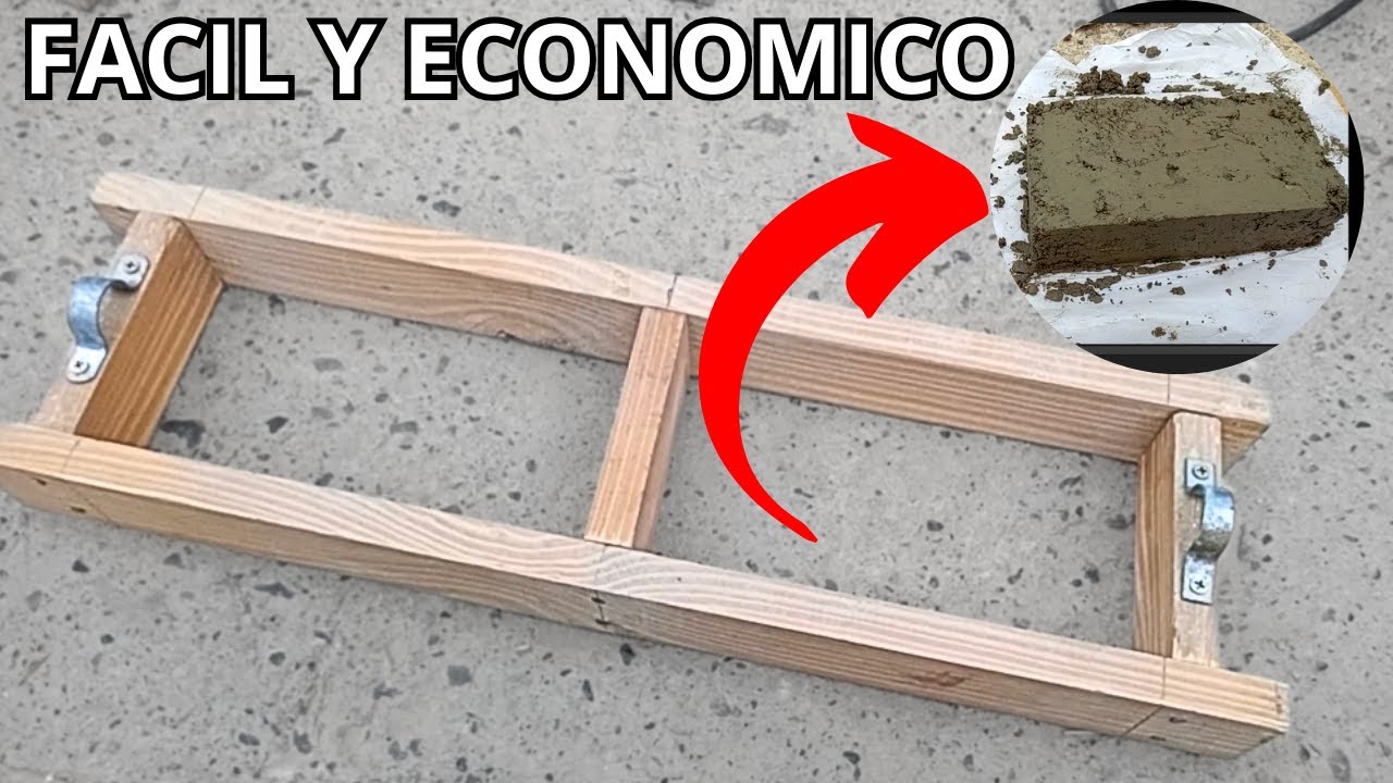COMO HACER LADRILLOS DE CEMENTO f&aacute;cil