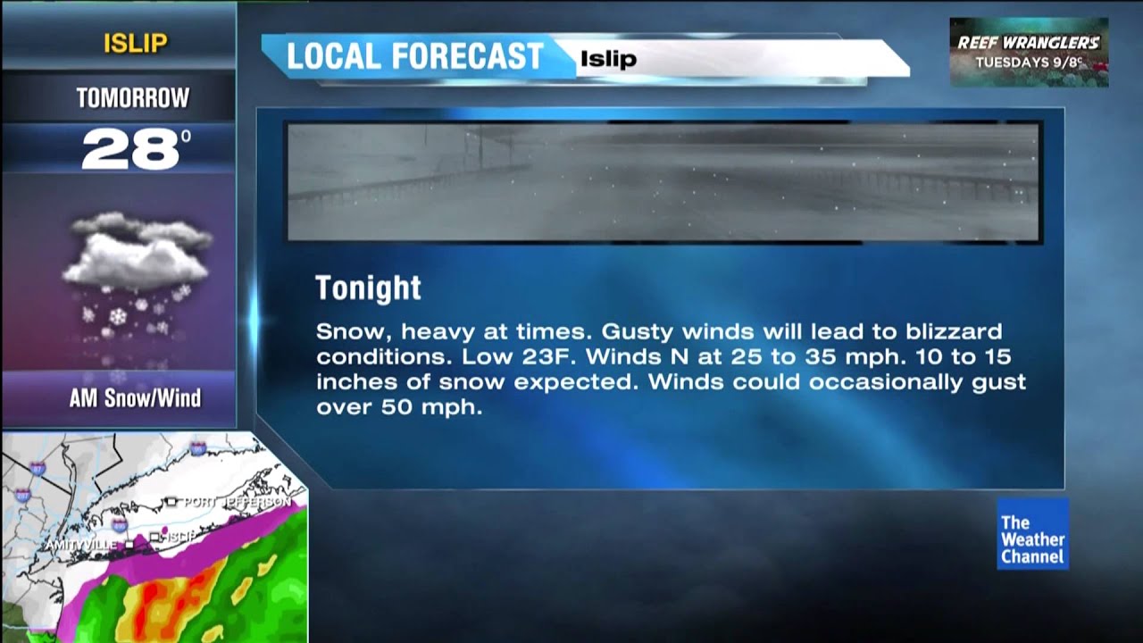 Local on the 8's: Blizzard of 2013 2-8-13 5:58PM