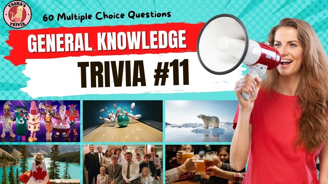 GENERAL KNOWLEDGE TRIVIA QUIZ #11  60 General Knowledge Trivia Questions and Answers
