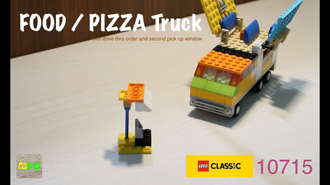 Lego Classic 10715 Build Idea for Food/Pizza Truck