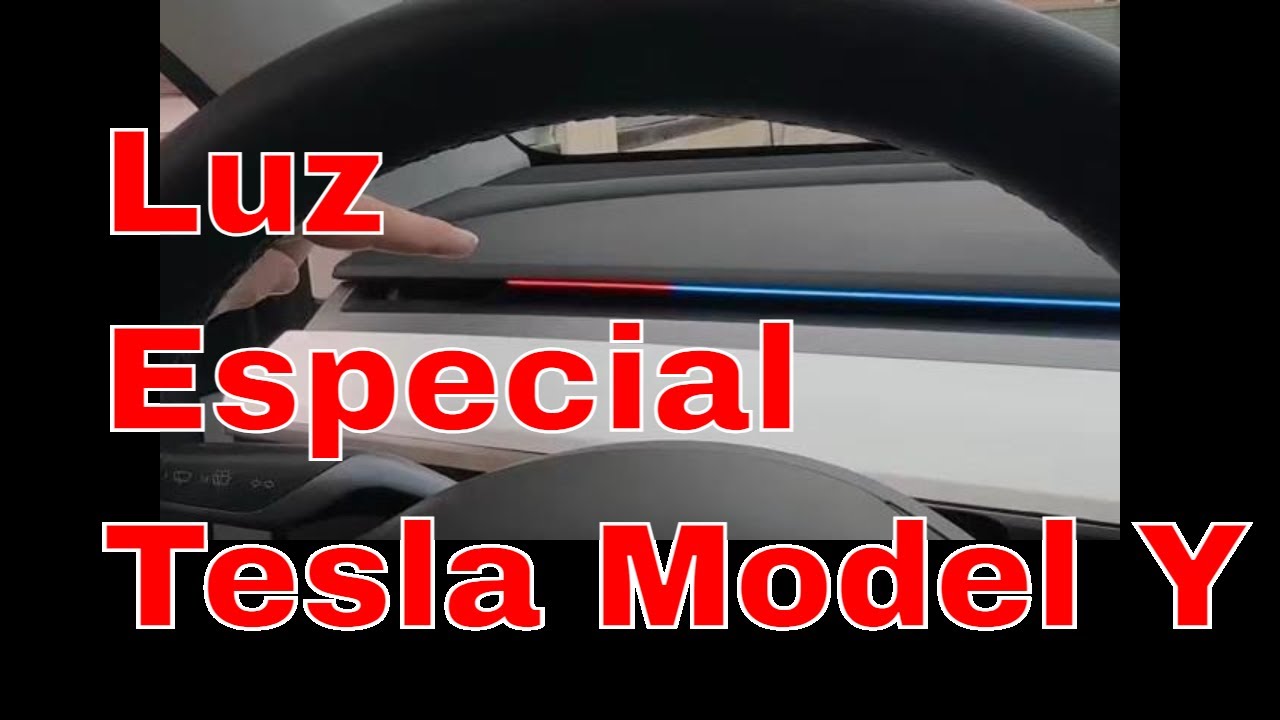 INSTALA la LUZ AMBIENTAL SECRETA en tu TESLA Model Y | Funciones que NO CONOCÍAS