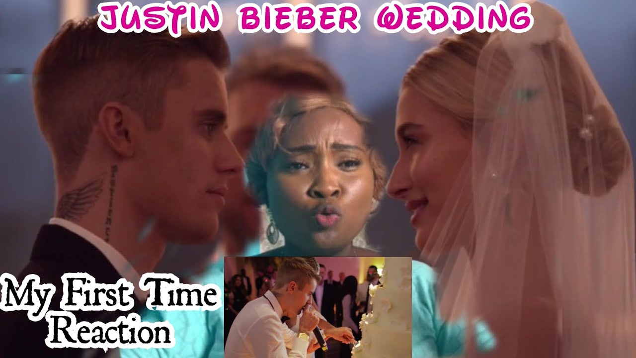 Watching Justin Bieber's Wedding for the first time | Wedding Reaction!!! @justinbieber