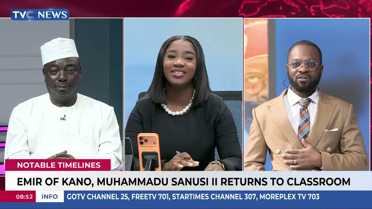 Emir Of Kano, Muhammadu Sanusi II, Returns To The Classroom