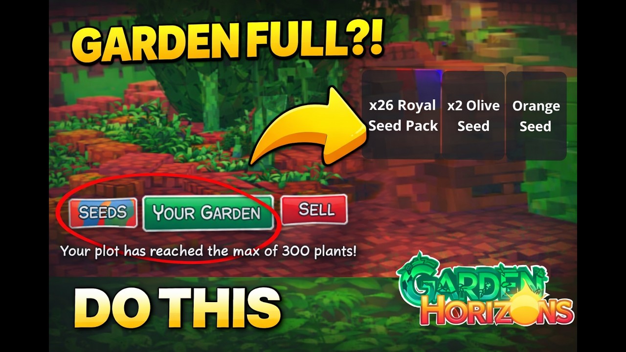 How To Fix The 300 Plant Limit In Garden Horizons