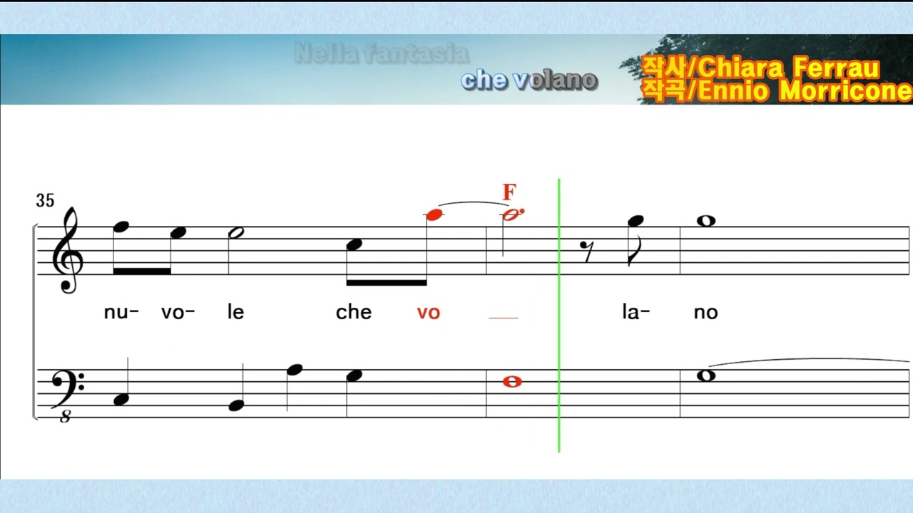 Nella Fantasia - 넬라판타지아( CM ) 반주악보