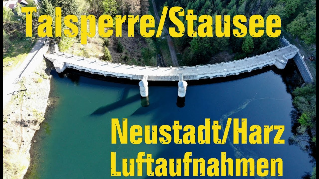 Talsperre Neustadt Nordh&auml;user Talsperre Luftaufnahme from Above @Shorts shorts