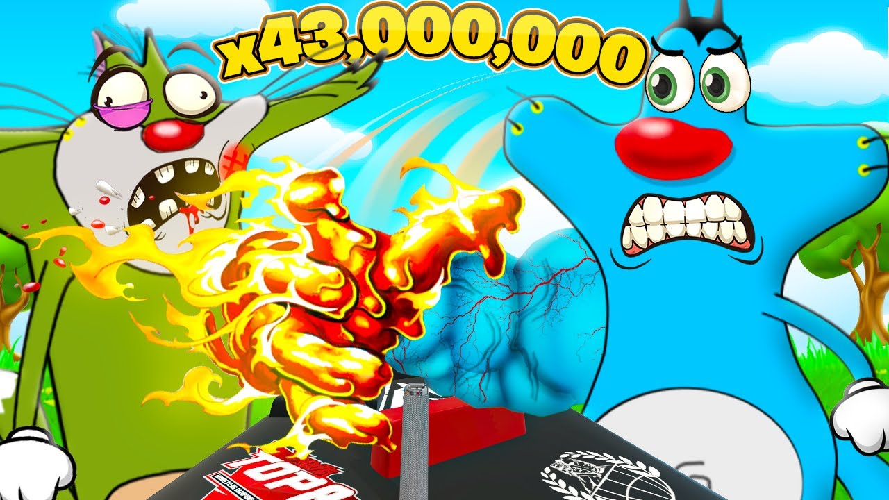 Roblox Oggy Slapped Jack To Death In Slap Battle Challenge | Rock Indian Gamer |