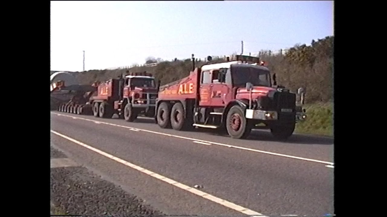 ALE Heavy Transport on A30 in West Cornwall in the 1990's