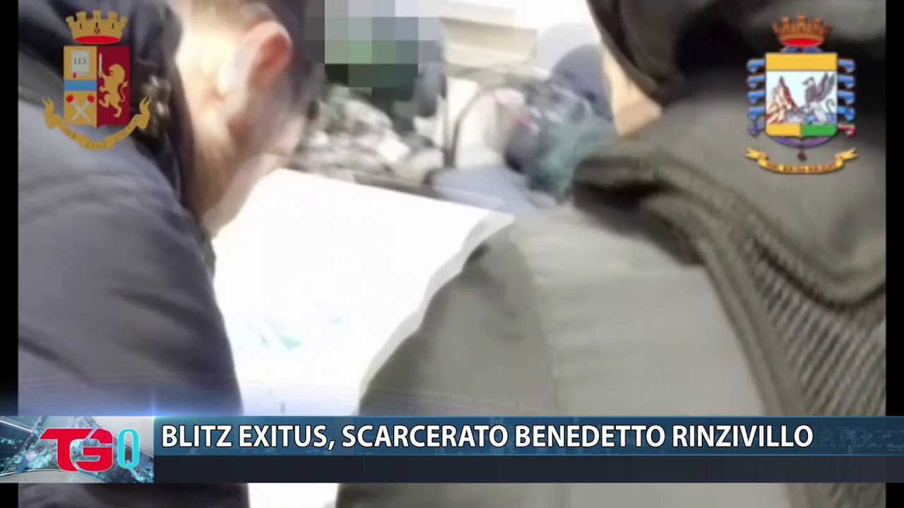 BLITZ EXITUS, SCARCERATO BENEDETTO RINZIVILLO