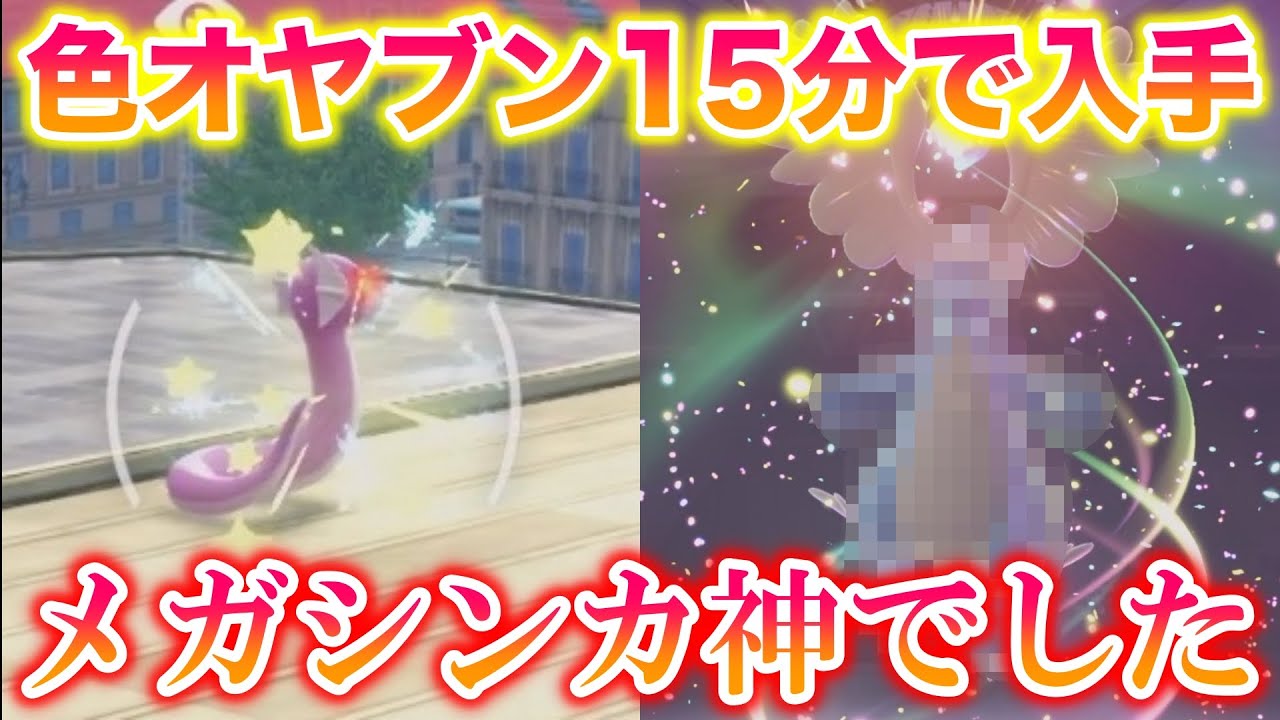 ミニリュウの色違いオヤブンを15分でゲットしてメガシンカさせたら神すぎたwww【レジェンズZA】
