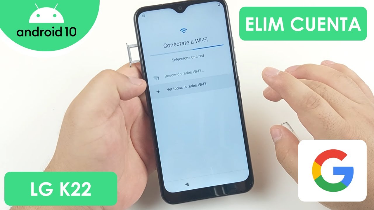 Eliminar Cuenta de Google LG K22 | Android 10 | Método 2
